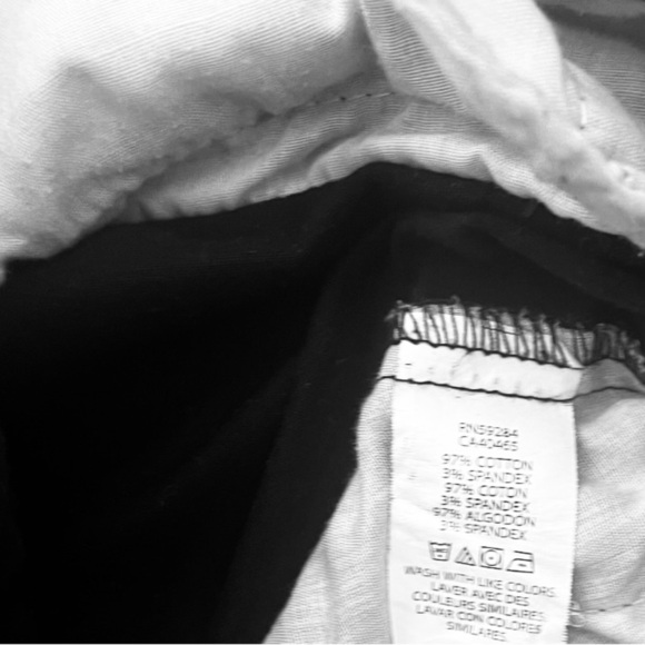 Place Chino casual uniform black straight leg pants pockets zip button Boys 7 - Picture 7 of 9